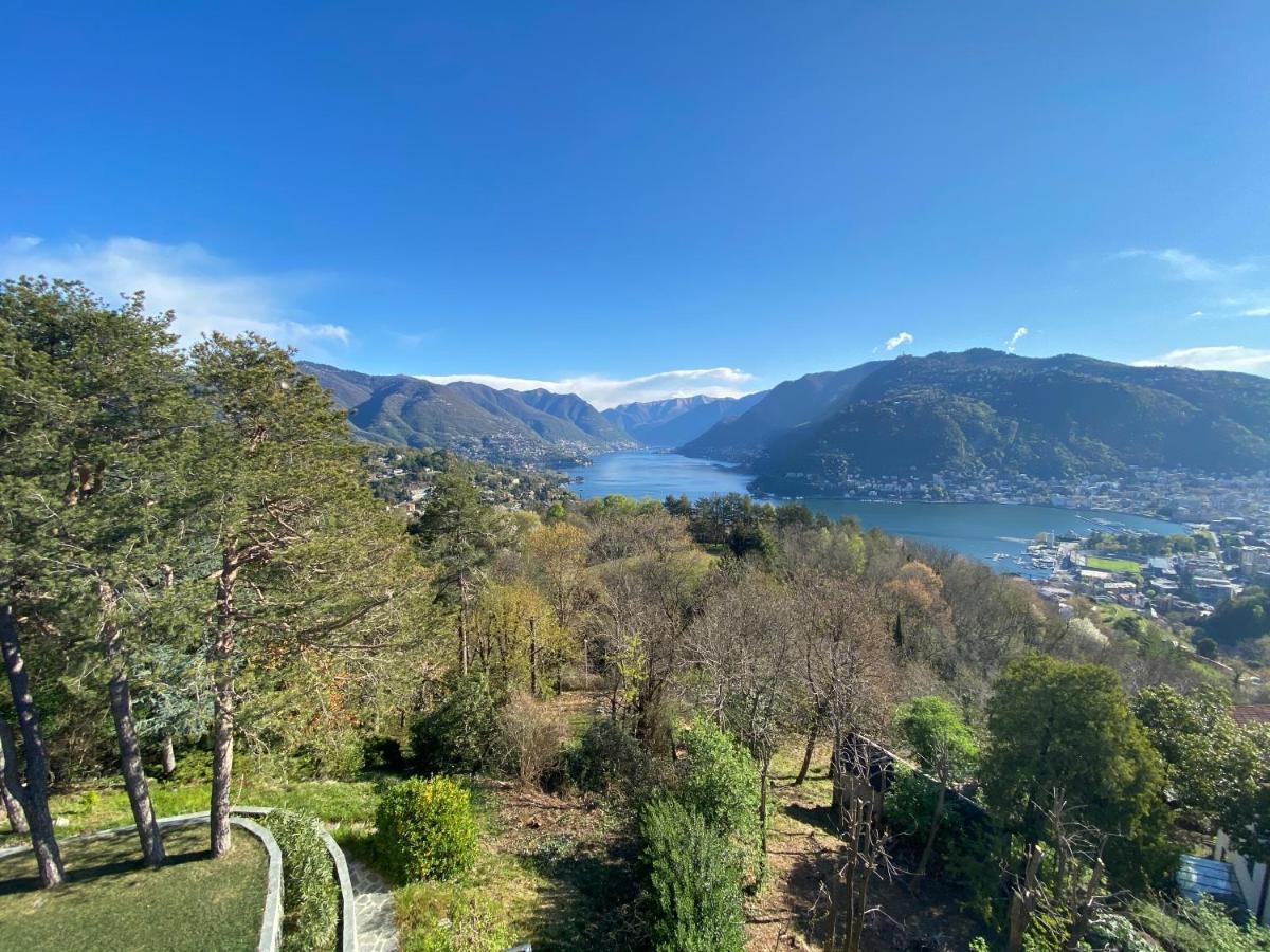 Penthouse - Villa Cardano Como Bagian luar foto