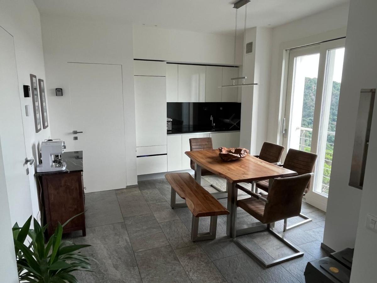 Penthouse - Villa Cardano Como Bagian luar foto