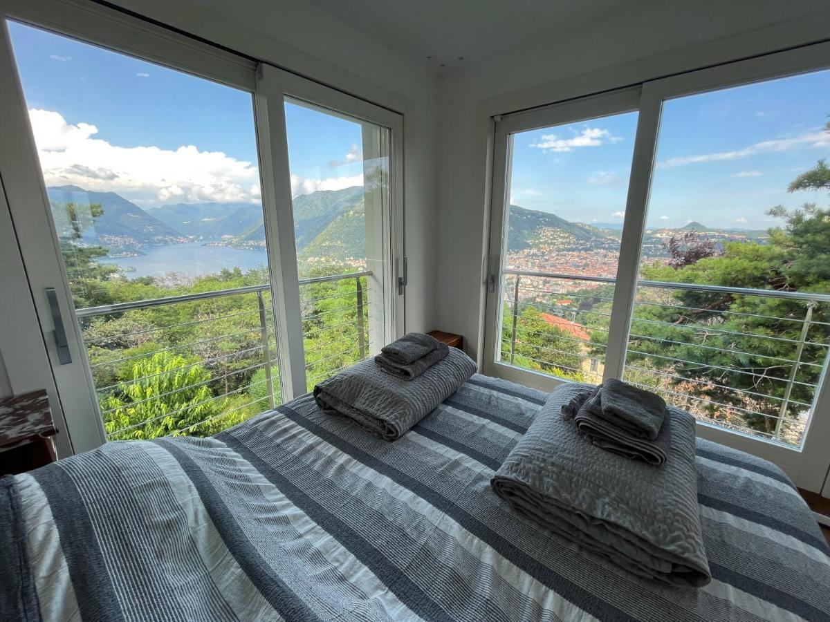 Penthouse - Villa Cardano Como Bagian luar foto